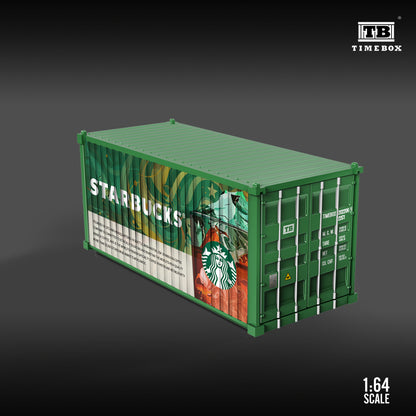 Diorama Container Starbucks Time Box 1:64