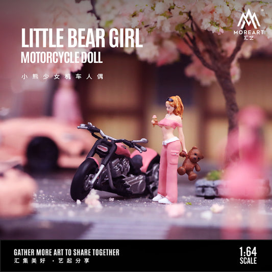 Toàn cảnh diorama Bear Girl Motorcycle