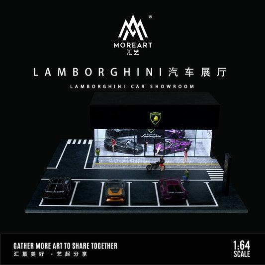 Toàn cảnh diorama Lamborghini Showroom