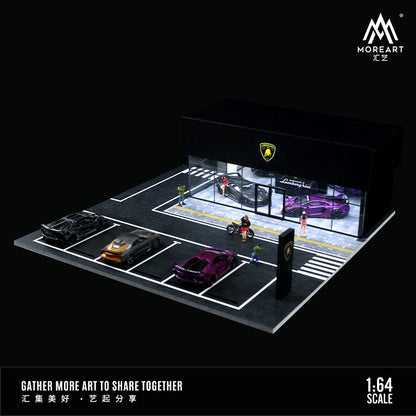 Chi tiết xe trong diorama Lamborghini