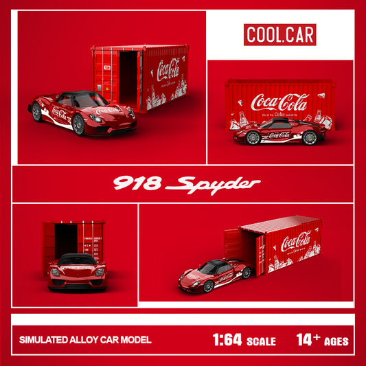 Góc trước xe Cool Car 918 Coca-Cola