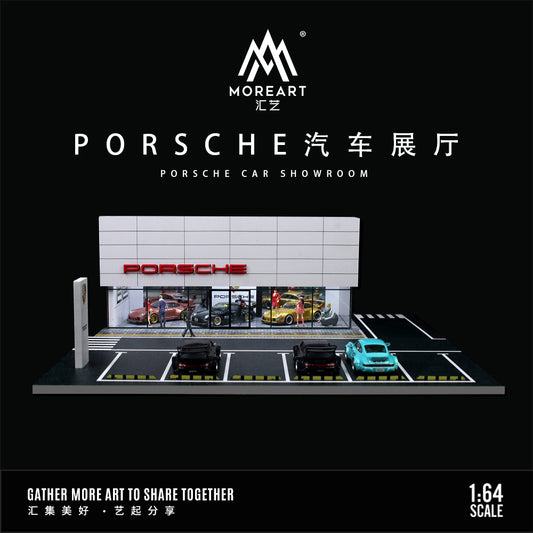 Mô hình Porsche Showroom MOREART 1:64