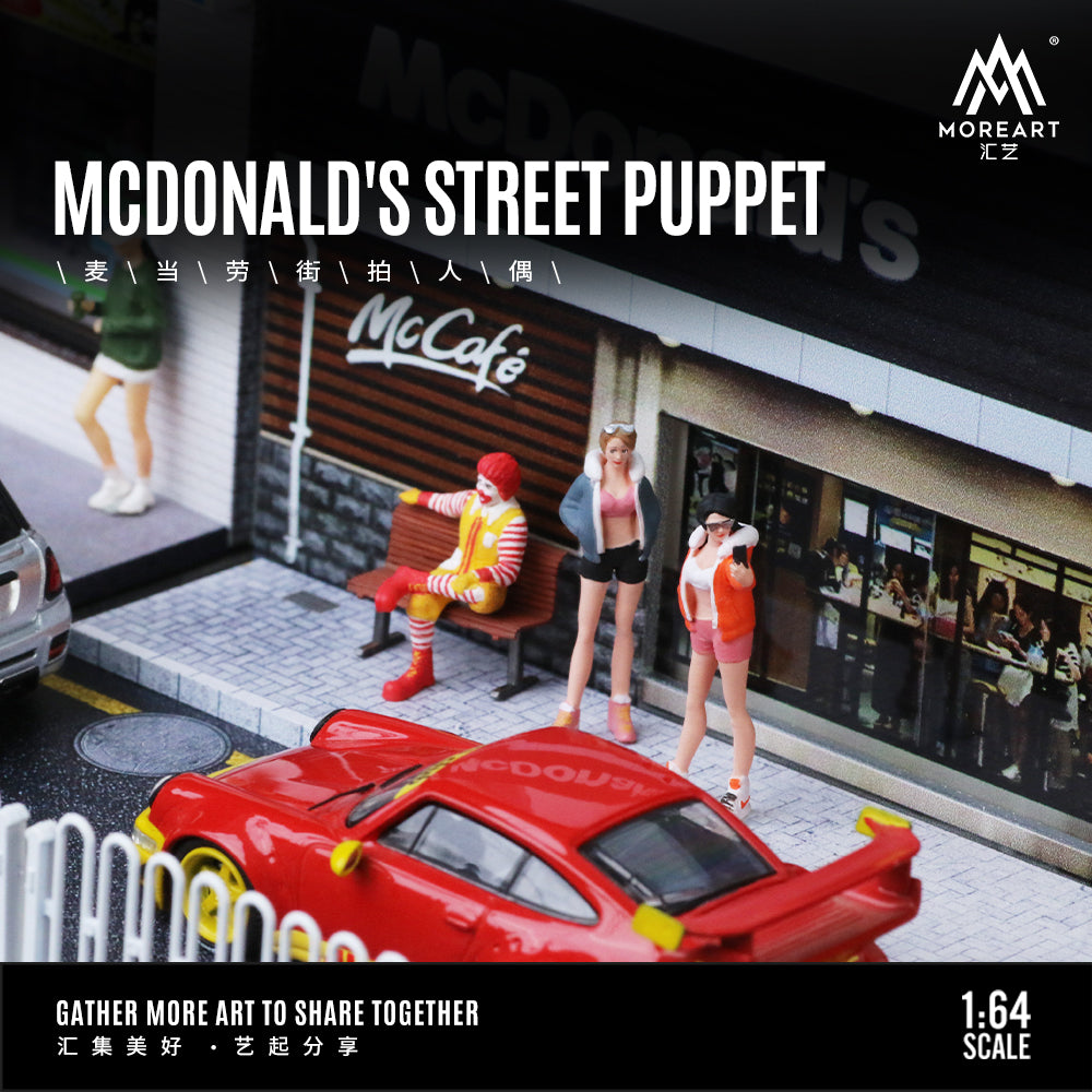 Diorama McDonald's Street Style góc nghiêng