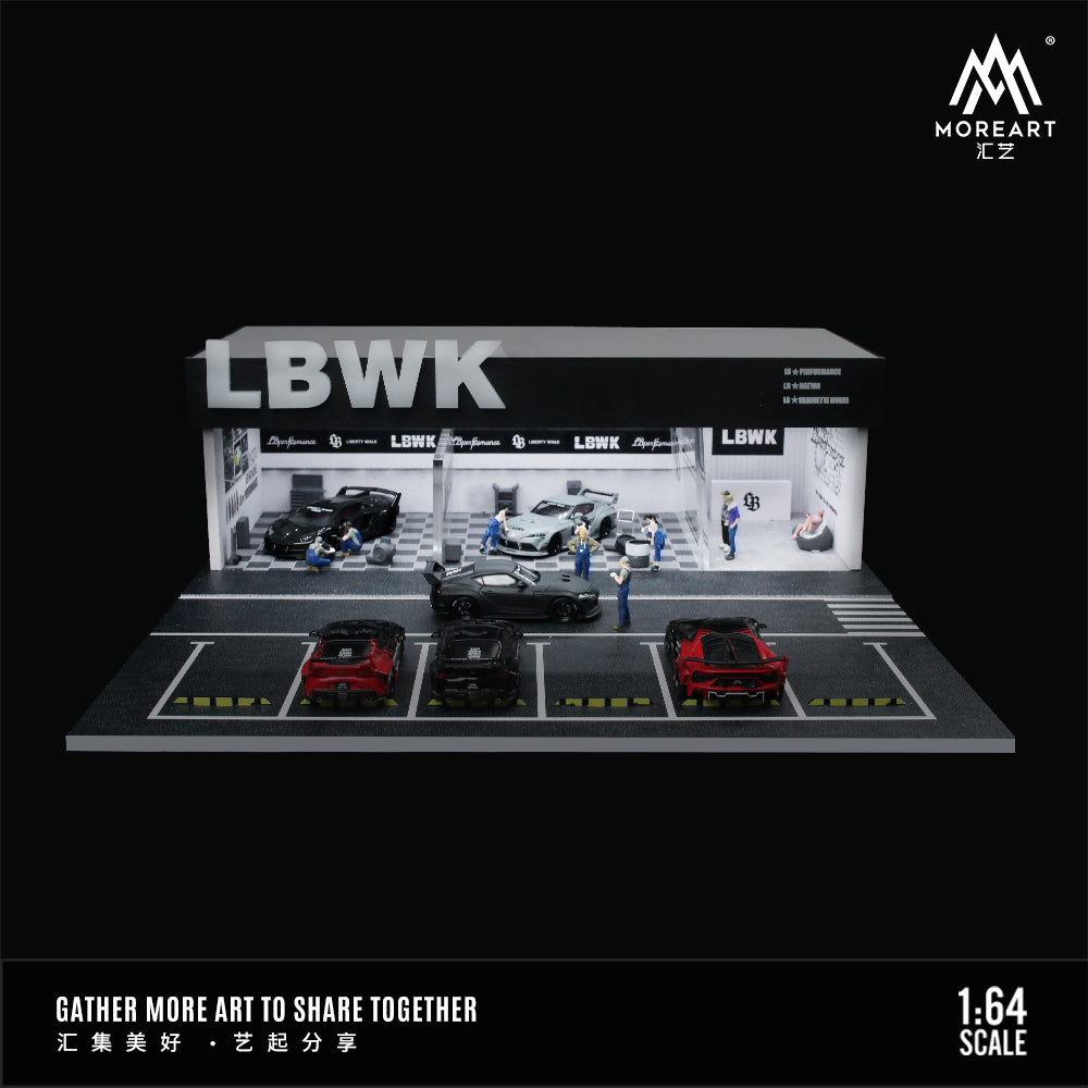 Phụ kiện đi kèm diorama LBWK Modified Shop