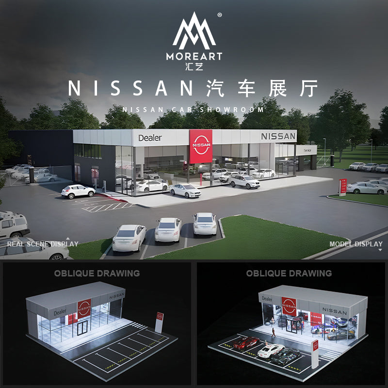 Mô hình Nissan Car Showroom MOREART