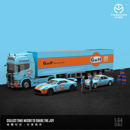 Vỏ hộp xe Container Transport Gulf Oil