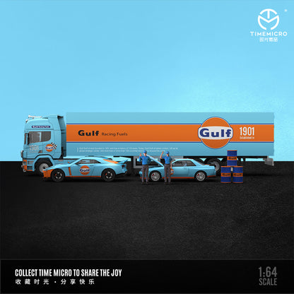 Logo Gulf Oil trên xe Container
