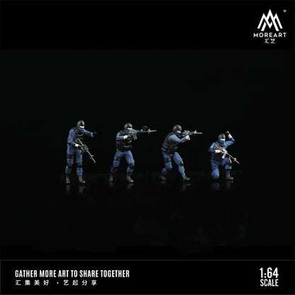 Góc nghiêng diorama Armed Police