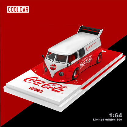 Góc trước xe COOL CAR T1 Minivan Coca-Cola