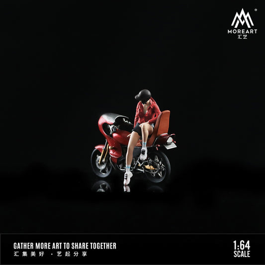 Tổng quan diorama Red-Clad Trendy Woman