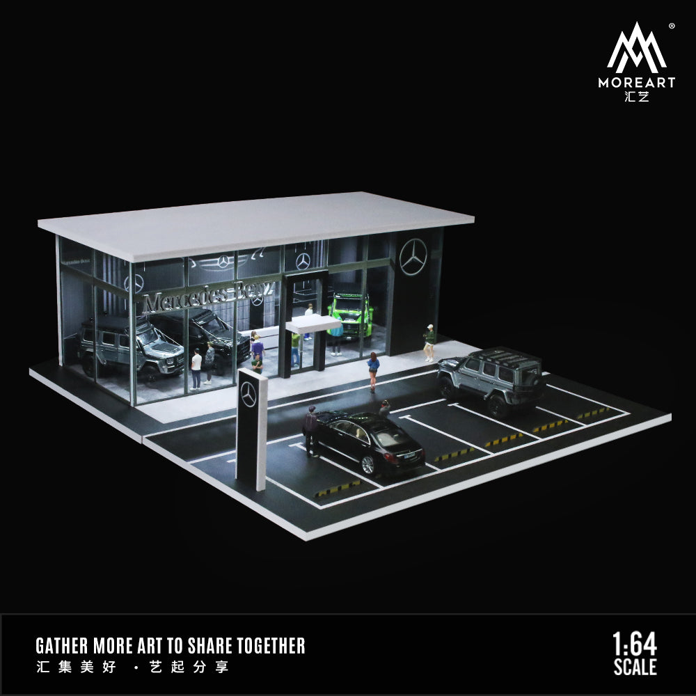 Khu trưng bày xe Mercedes-Benz bên trong