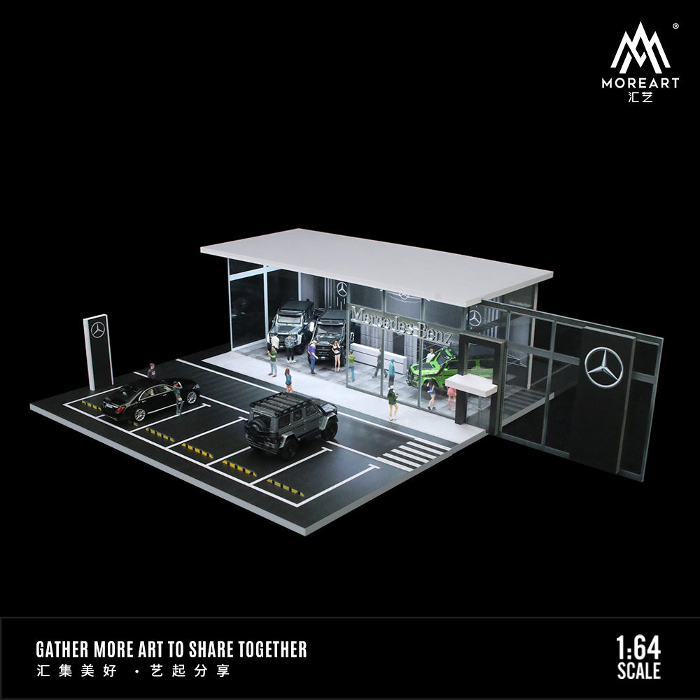 Logo Mercedes-Benz trên diorama