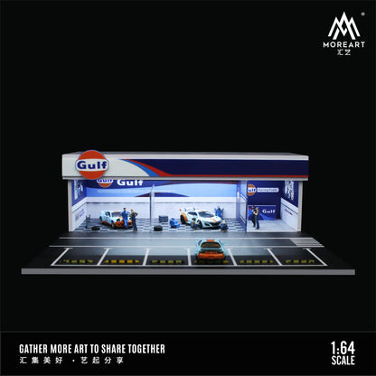 Vỏ hộp diorama Gulf Oil Shop MOREART