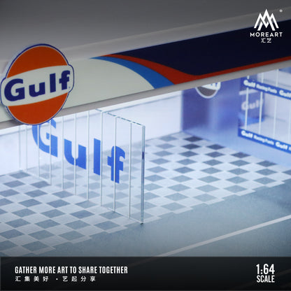 Toàn cảnh diorama Gulf Oil Shop MOREART