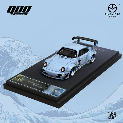 Mô hình xe GDO Porsche 964 Kanagawa-Standard Version tỉ lệ 1:64