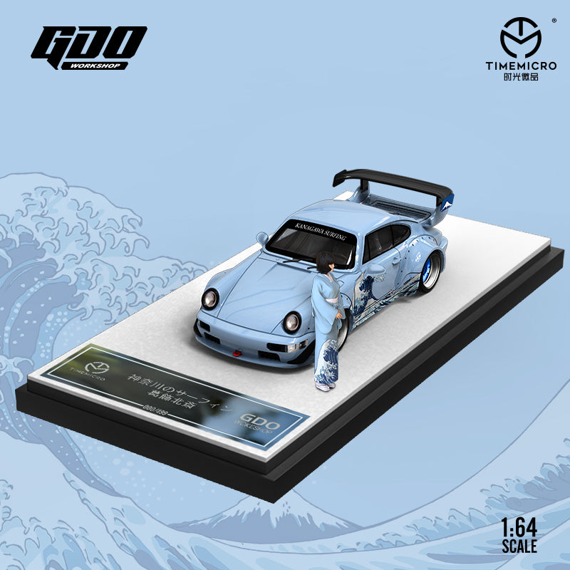 Góc trước xe Porsche 964 Kanagawa-Doll Version