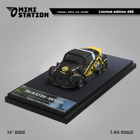 Mô hình xe MINI STATION Beetle Black MS646216