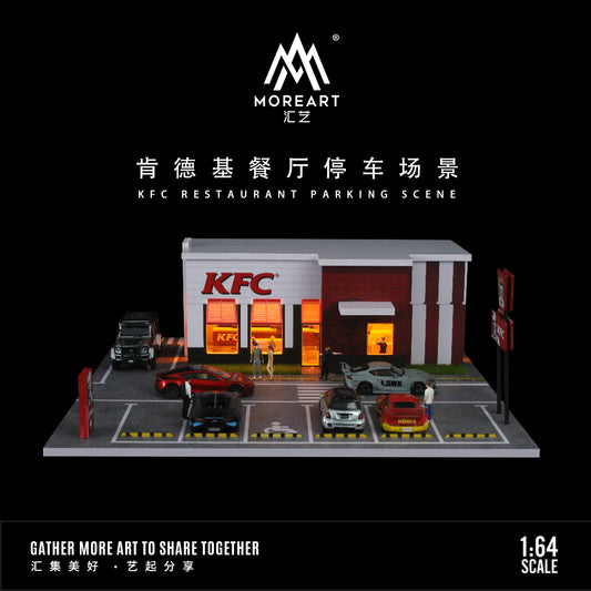 Mô hình diorama KFC Restaurant MOREART 1:64 góc tổng thể