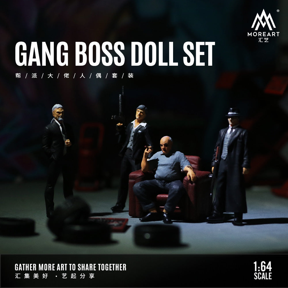 Mô hình diorama Gang Boss Doll Set góc tổng quan