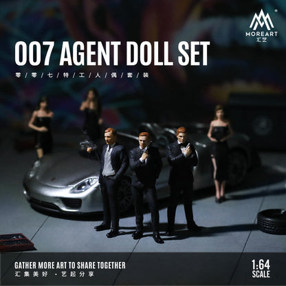 Tổng quan diorama 007 Agent Doll MoreArt