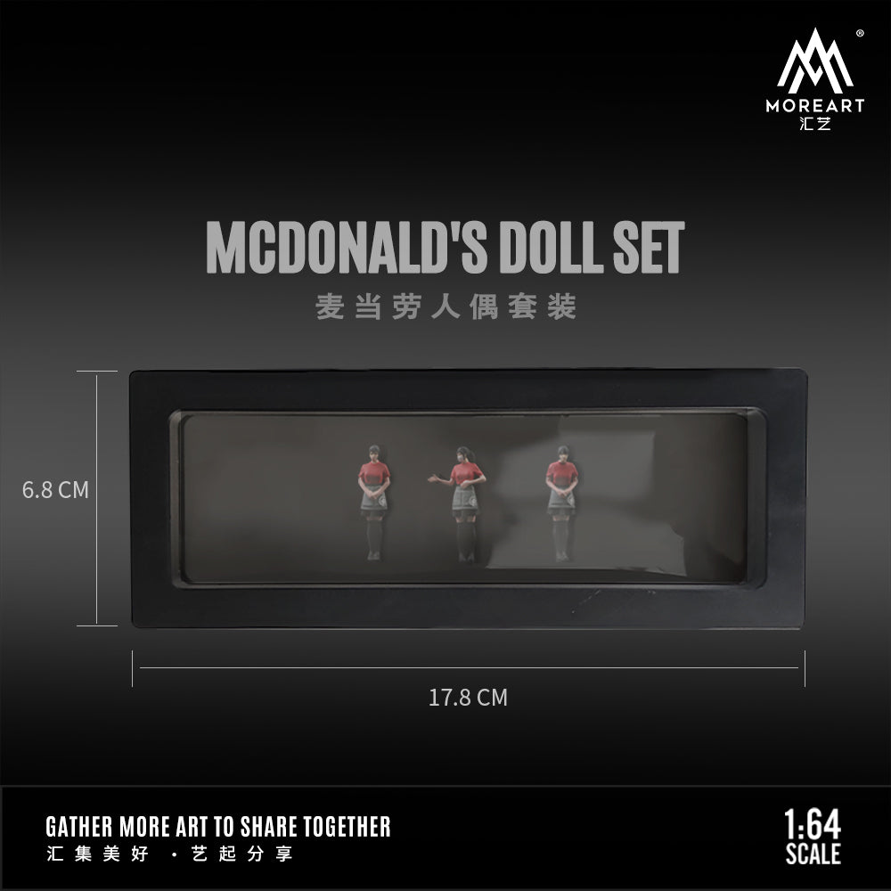 Mô hình diorama McDonald's Waiter góc trước