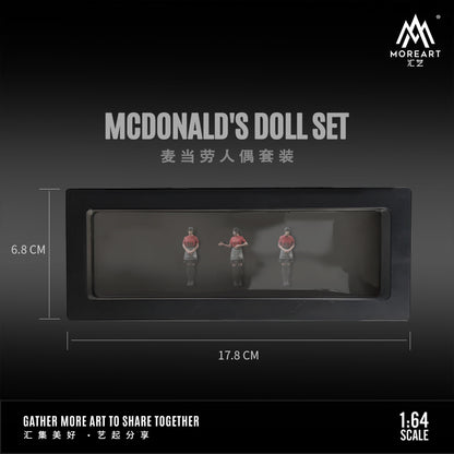 Mô hình diorama McDonald's Waiter góc trước