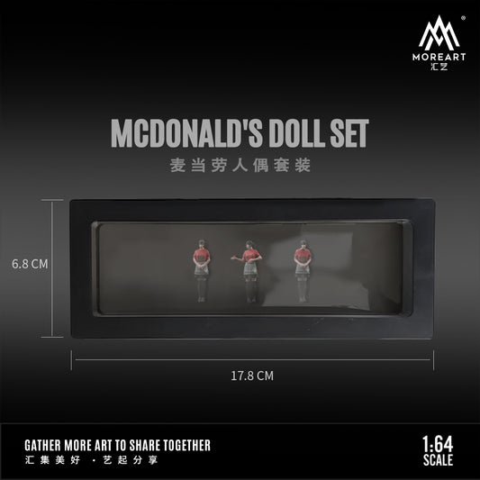 Mô hình diorama McDonald's Waiter góc trước