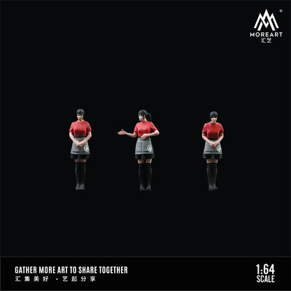 Mô hình diorama McDonald's Waiter góc nghiêng