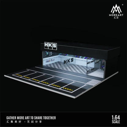 Tổng quan diorama Moreart HKS Modified Shop