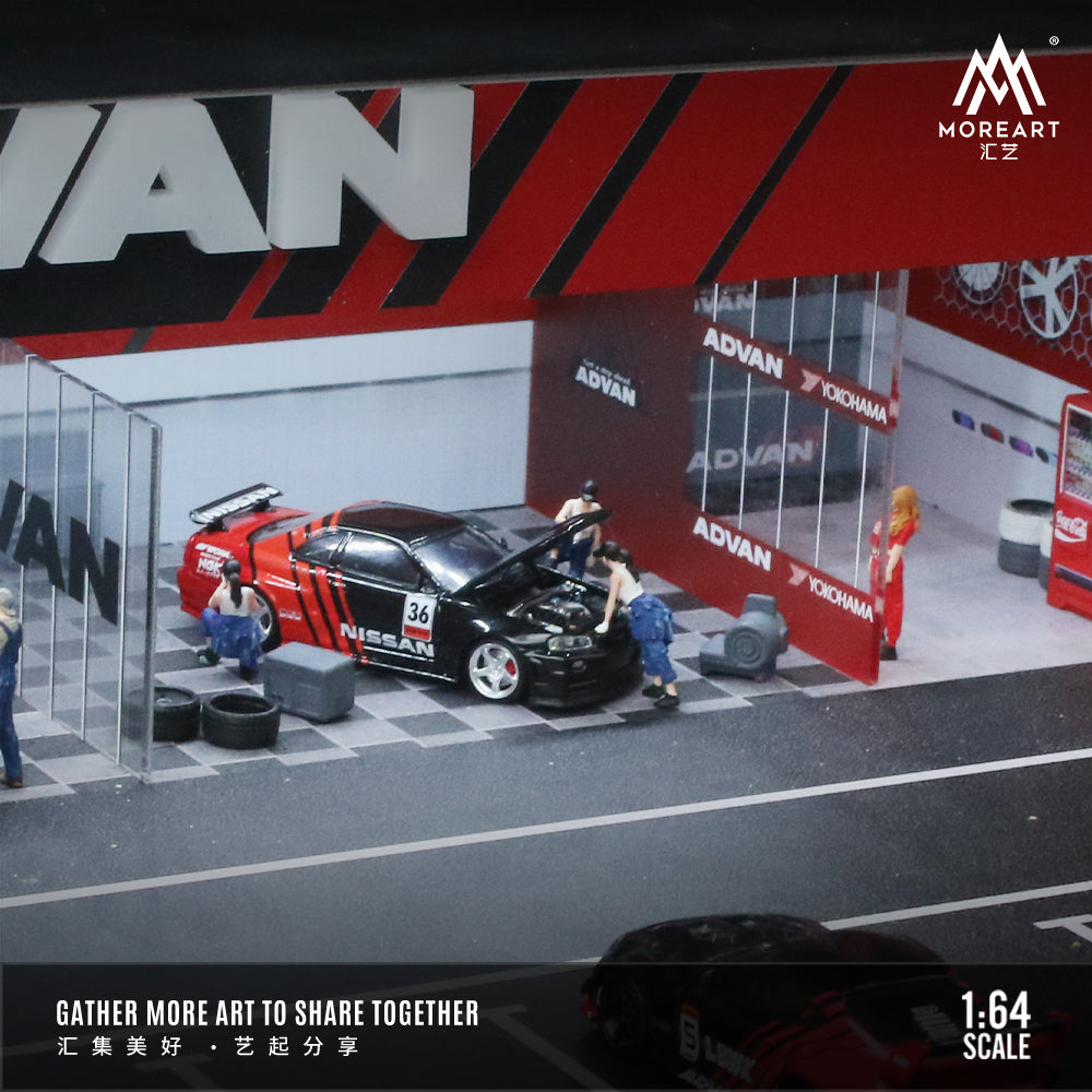 Góc nghiêng diorama Moreart ADVAN Custom Shop