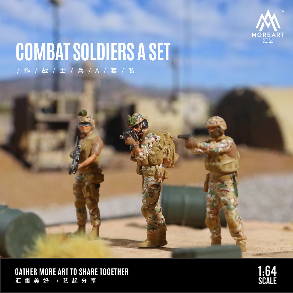 Diorama Combat Soldier A Doll Set