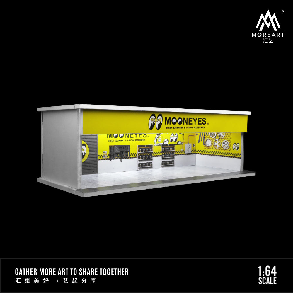 Góc nhìn diorama Moon Eye Repair Shop