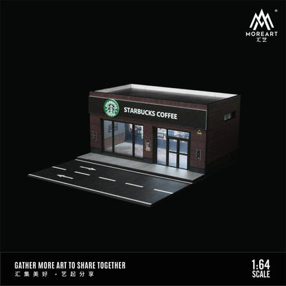 Mặt tiền diorama Starbucks MoreArt