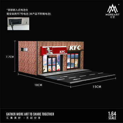 Góc nghiêng diorama KFC MoreArt