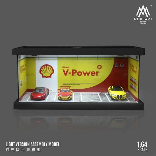 Góc tổng quan diorama Shell Four-Car