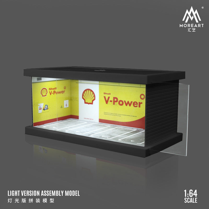 Diorama Shell Four-Car nhìn từ bên cạnh