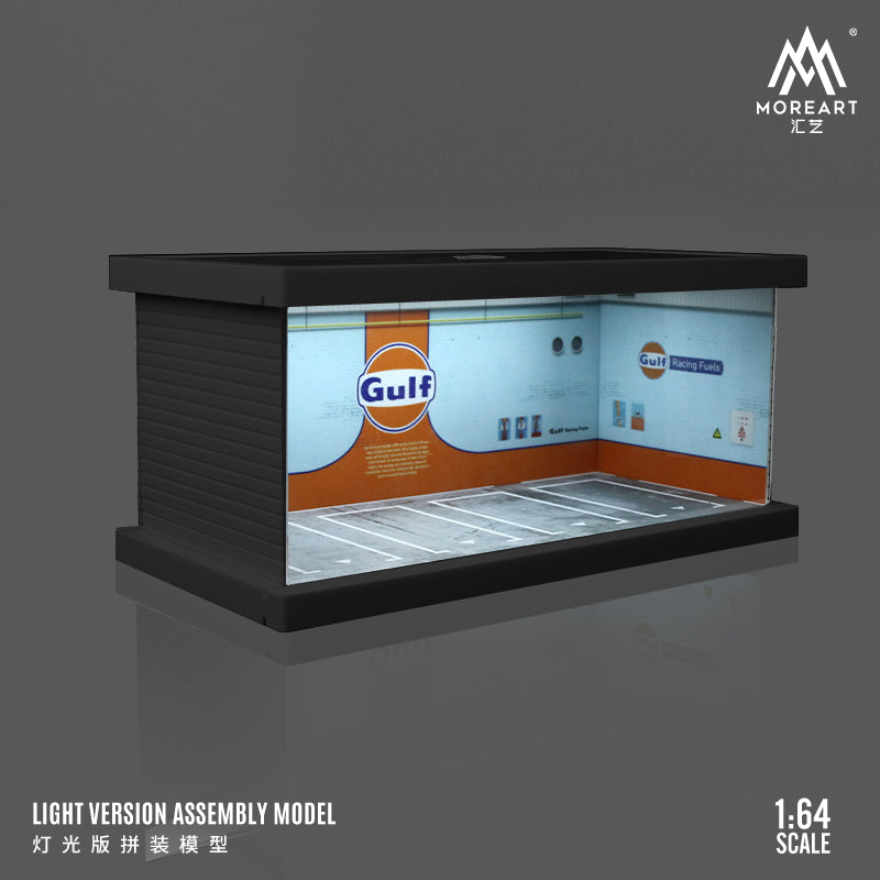 Diorama Gulf Oil Four-Car cận cảnh