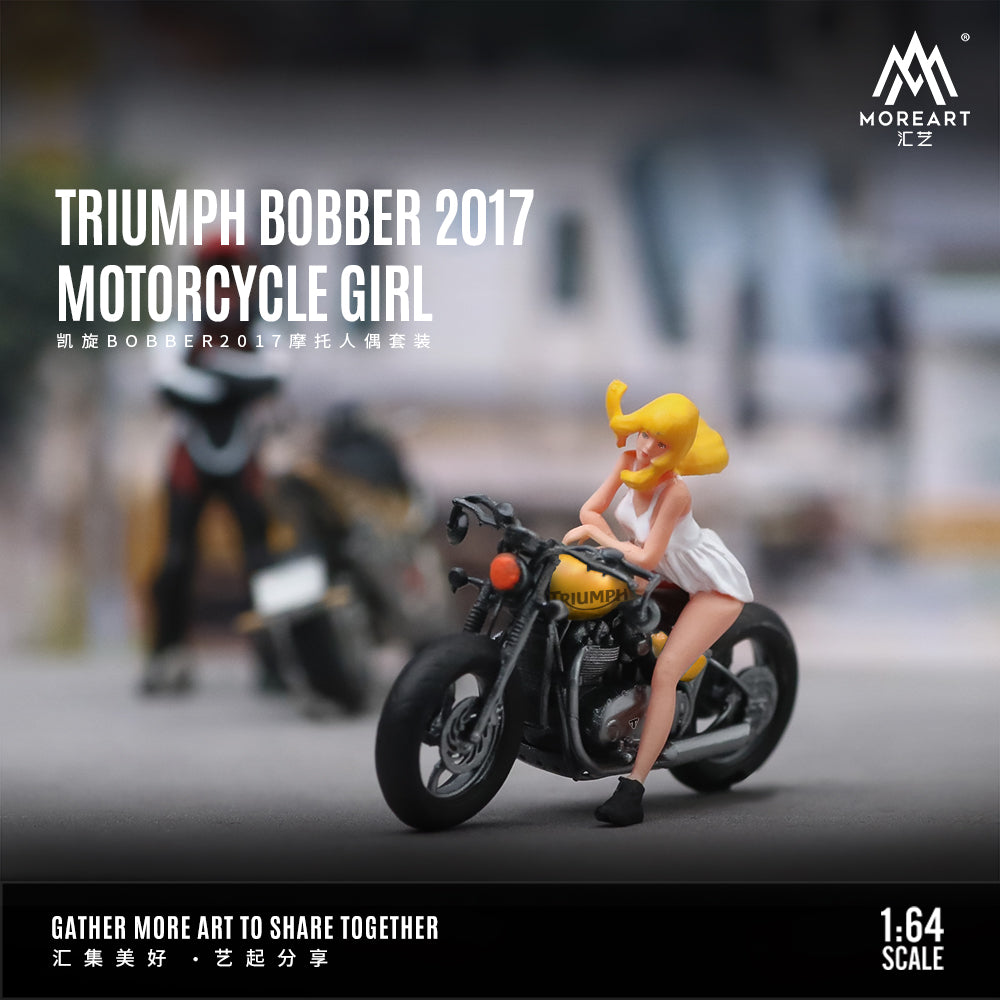 Mô hình Diorama Triumph BOVVER 2017 Motorcycle Figure Set tỉ lệ 1:64