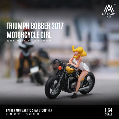Mô hình Diorama Triumph BOVVER 2017 Motorcycle Figure Set tỉ lệ 1:64