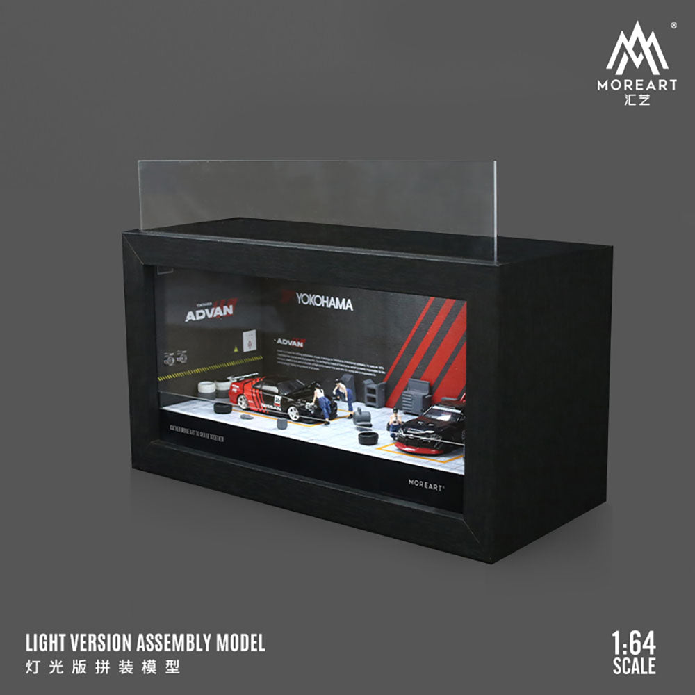 Góc nhìn cận cảnh diorama Advan Repair Shop của MoreArt