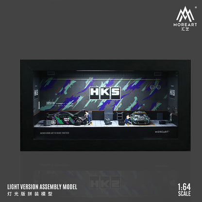 Toàn cảnh diorama Hks Repair Shop tỉ lệ 1:64