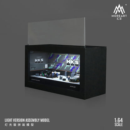 Góc nghiêng diorama Hks Repair Shop của MoreArt