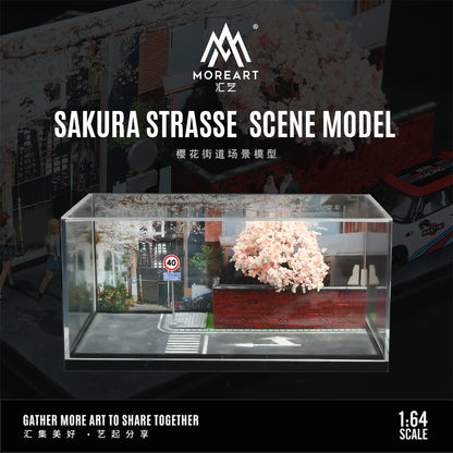 Diorama Cherry Blossom Street góc tổng quan