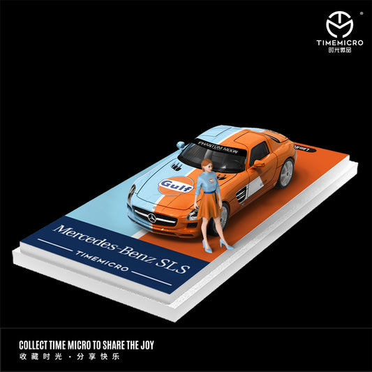 Góc trước xe Mercedes-Benz SLS Gulf Time Micro