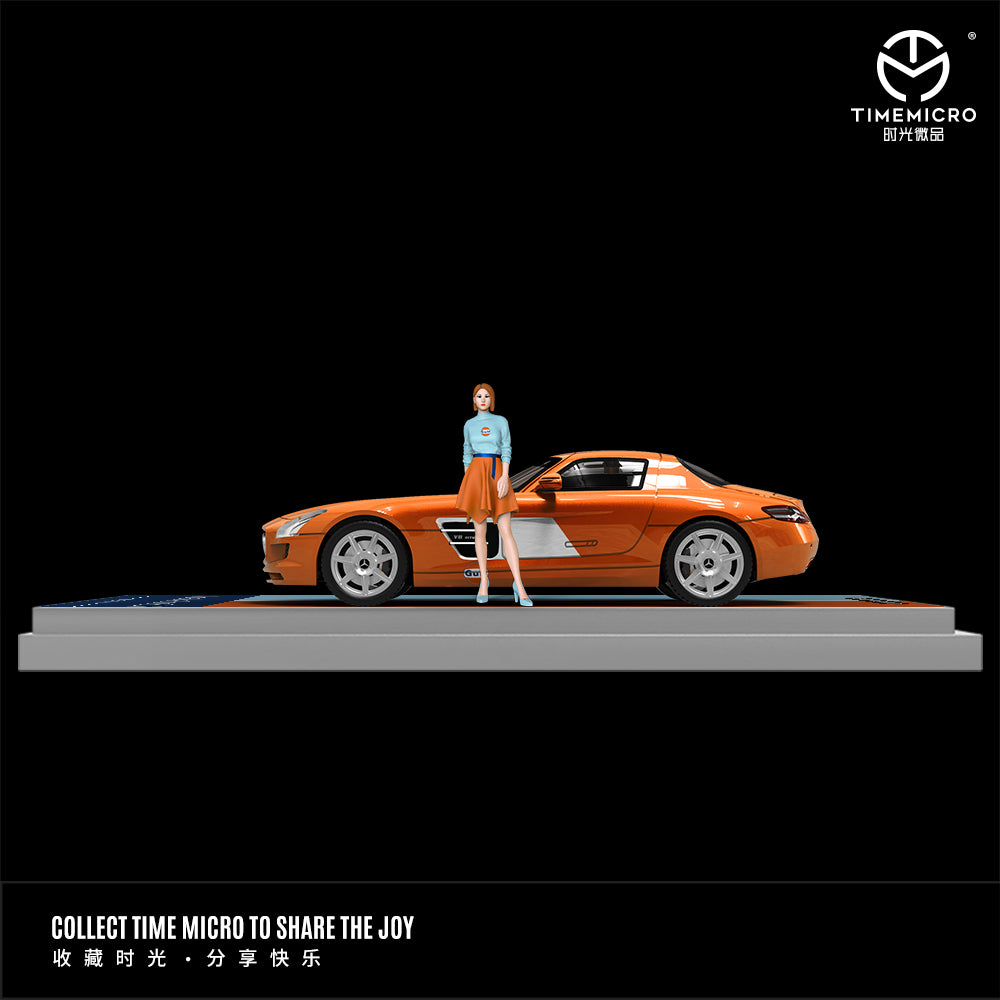 Góc nghiêng xe Mercedes-Benz SLS Gulf