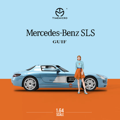 Đuôi xe Mercedes-Benz SLS Gulf