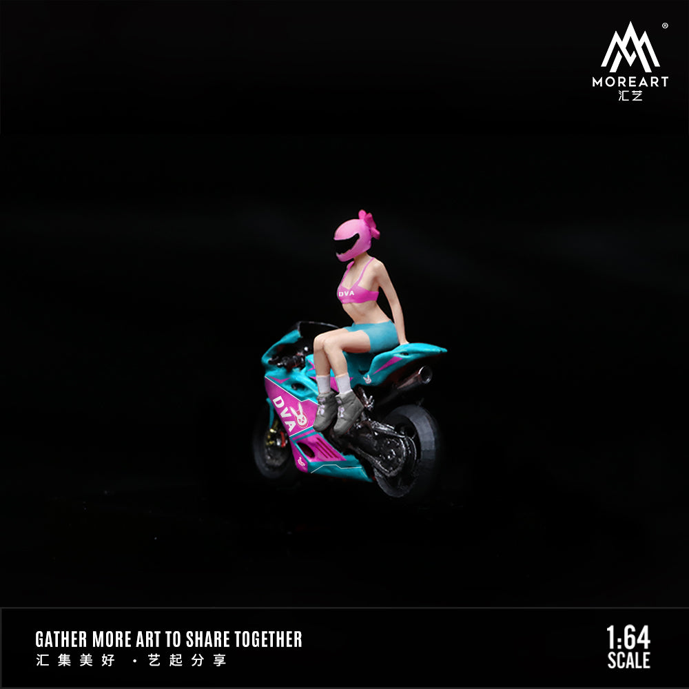 Xe mô tô trong diorama Motorcycle Girl