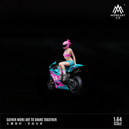 Xe mô tô trong diorama Motorcycle Girl