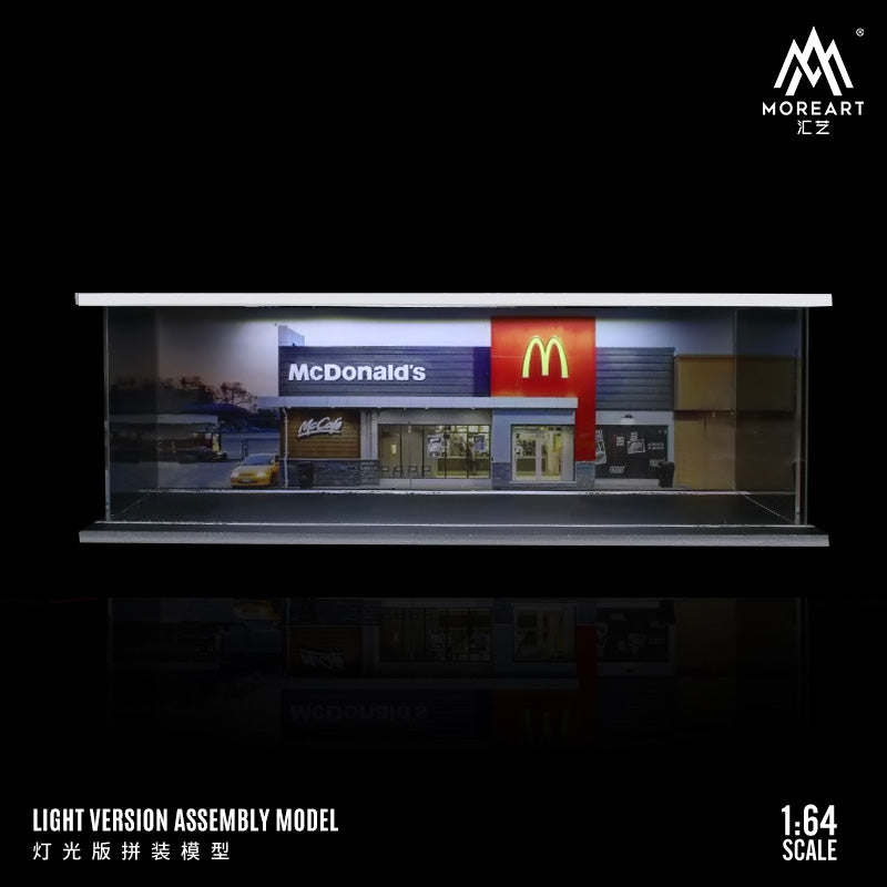 Tổng quan mô hình diorama MOREART McDonald's 1:64