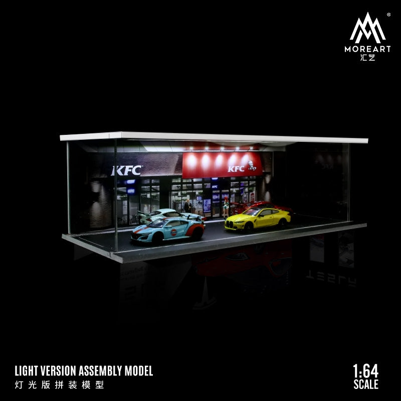 Góc nhìn cận cảnh diorama KFC Parking Lot